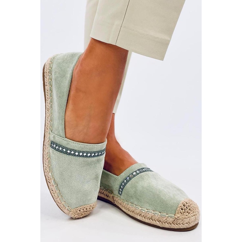 Espadryle damskie Green zielone 1