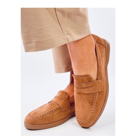 Mokasyny damskie Khaki brązowe 1