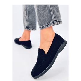 Mokasyny damskie Forest Black - Inello czarne 2