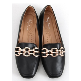 Mokasyny damskie  Black czarne 1