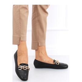 Mokasyny damskie  Black czarne 2