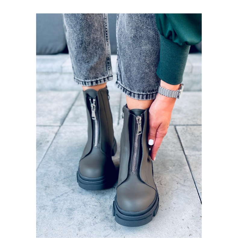 Botki workery militarne Kobra Army Green - Inello zielone 2