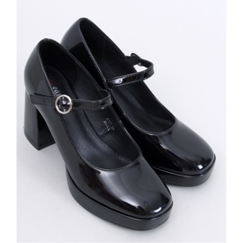 Czółenka na platformie Sorel Black - Inello czarne 1