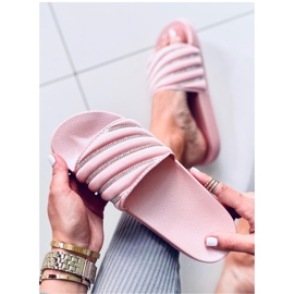 Sandał Klapki damskie Jaime Pink - Inello różowe 1