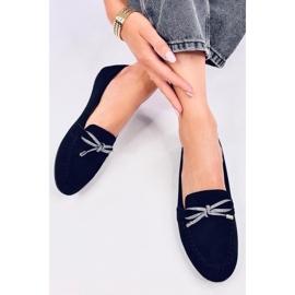 Mokasyny zamszowe Marsoin Black - Inello czarne 1