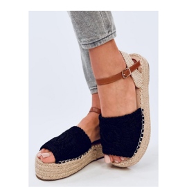 Sandałki espadryle Boho Ingram Black - Inello czarne 1