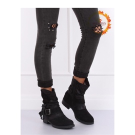 Botki Militarne Czarne 201802-11B Black - Inello 2