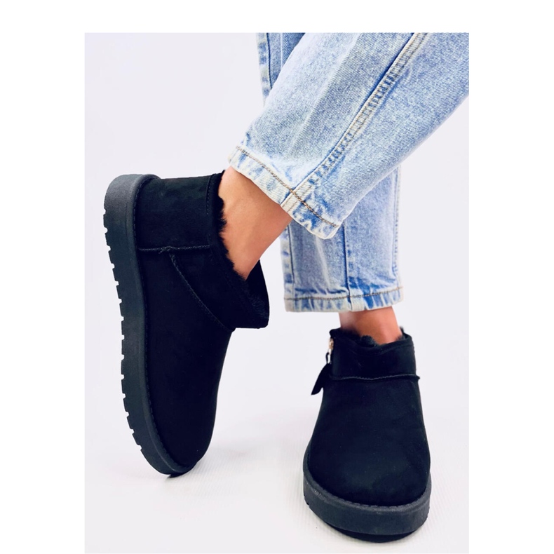 Emusy krótkie z suwakiem Frankis Black - Inello czarne 2