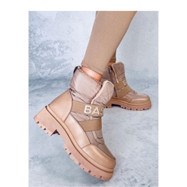 Śniegowce damskie Little Khaki - Inello brązowe 2