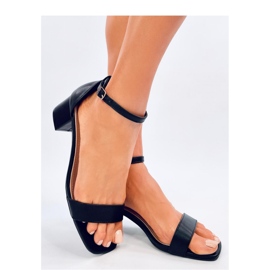 Sandałki na obcasie Bronx Black - Inello czarne 1