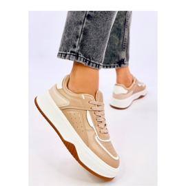 Sneakersy damskie Moriau Camel - Inello brązowe 1