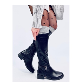 Oficerki z elastyczną cholewką Wints Black - Inello czarne 2