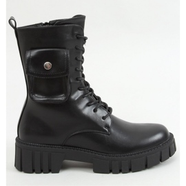 Workery z kieszonką czarne UK50P Black - Inello 1