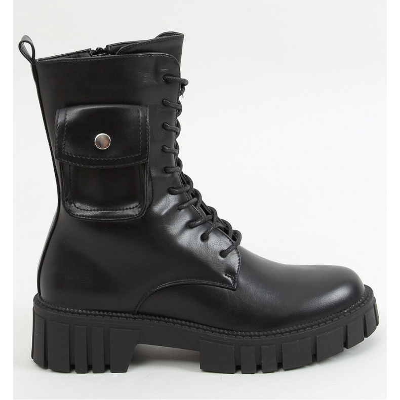 Workery z kieszonką czarne UK50P Black - Inello 1