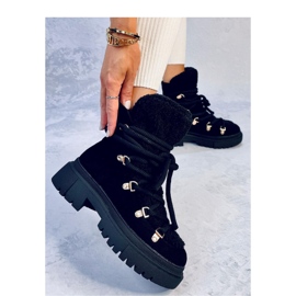 Śniegowce z kożuszkiem Shea Black - Inello czarne 2