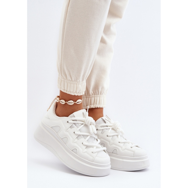 Buty Sportowe Model Vinali 55-22 White - Step in style białe 1