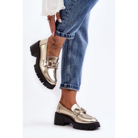 Półbuty Model Lemmitty 2646-4 Gold - Step in style żółte 1