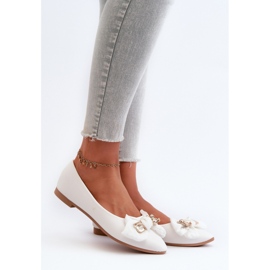 Baleriny Model Satris ZA39P White - Step in style białe 1