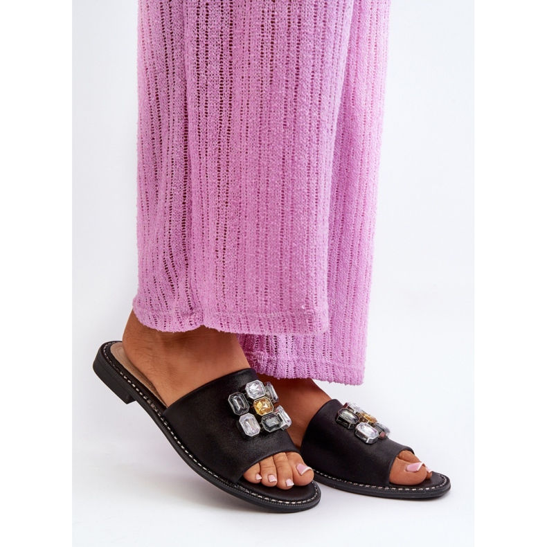 Sandał Klapki Model S.Barski KV27-031 Black - Step in style czarne 1