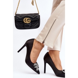 Szpilki Model Fairine 9563 Black - Step in style czarne 2