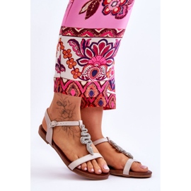 Sandały Model S.Barski KV-5541-42 Beige - Step in style beżowy 2