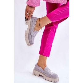 Półbuty Model Fiorell UK132P Grey - Step in style szare 1