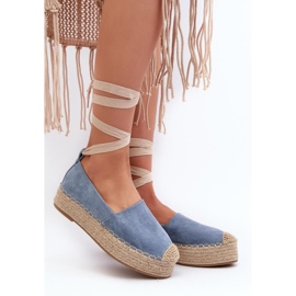 Espadryle Model Tailesse C-285 Blue - Step in style niebieskie 1