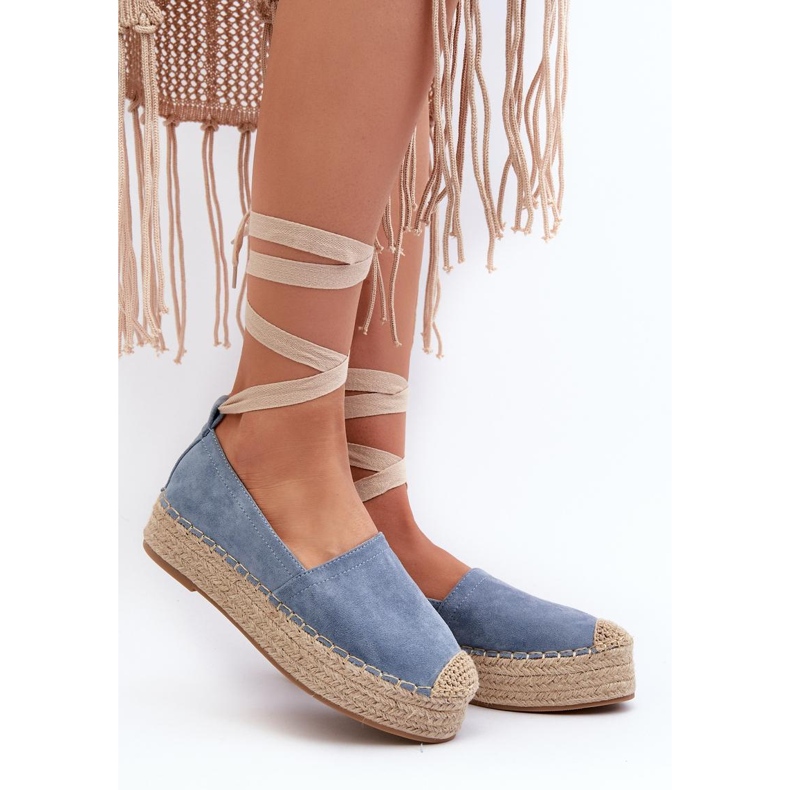 Espadryle Model Tailesse C-285 Blue - Step in style niebieskie 1