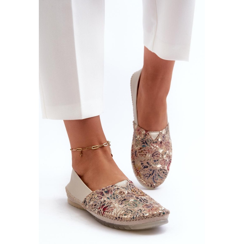 Baleriny Model Maciejka 1930B-04 Beige - Step in style beżowy 1