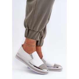 Półbuty Model Da LR370 White - Step in style białe 1