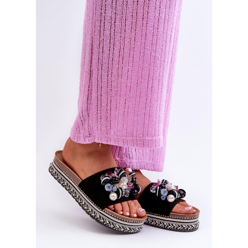 Sandał Klapki Model S.Barski HY077 Black - Step in style czarne 1