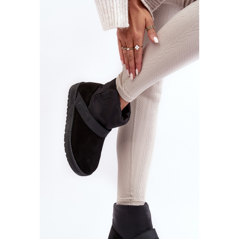 Śniegowce Model Big Star MM274151 Black - Step in style czarne 2