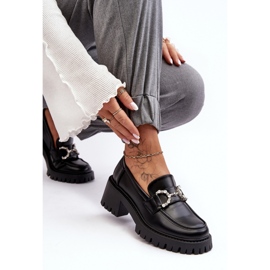 Półbuty Model Lemmitty 2646-1 Black skóra - Step in style czarne 2