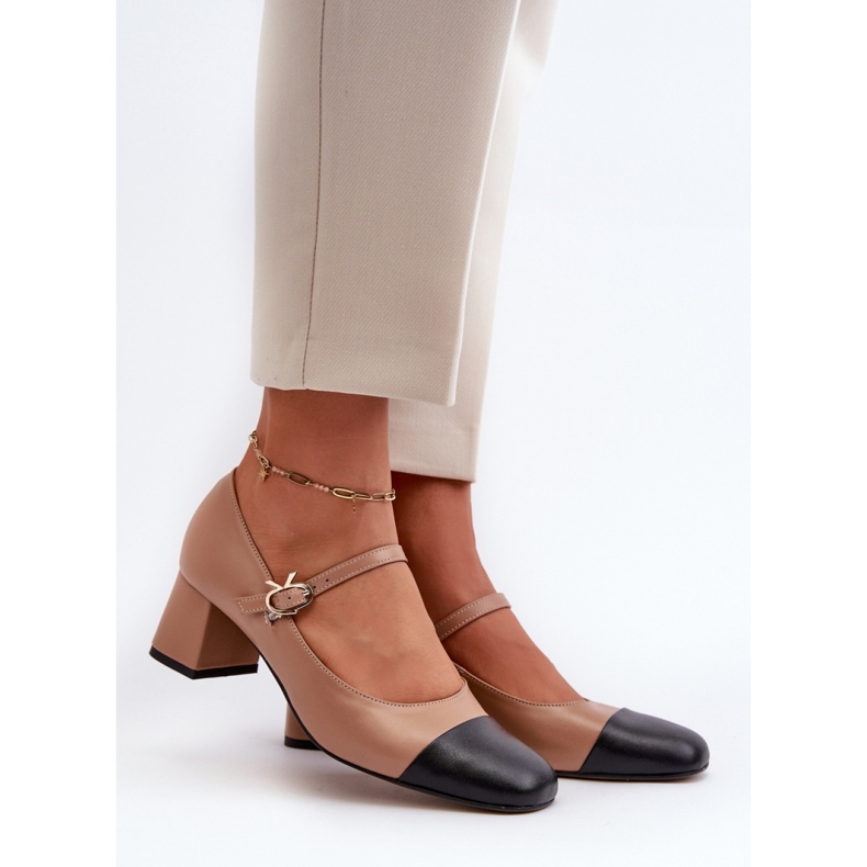 Czółenka Model Laura Messi 2846 Brown - Step in style brązowe 1