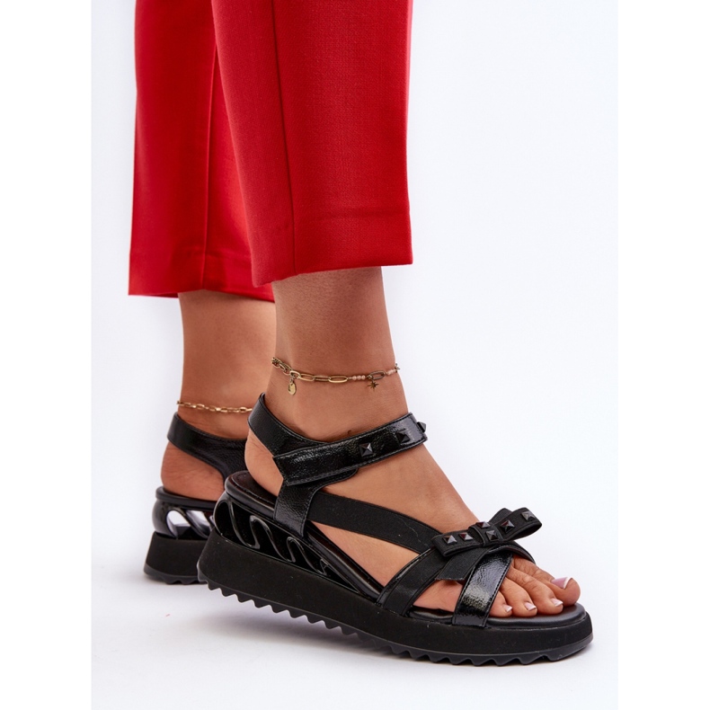 Sandały Model Da CR956 Black - Step in style czarne 1