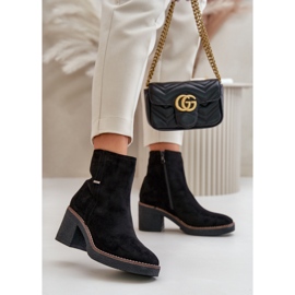 Botki Model Arkesia KE219 Black - Step in style czarne 1