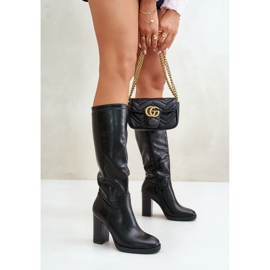 Kozaki Model Riamaya CHC295 Black - Step in style czarne 1