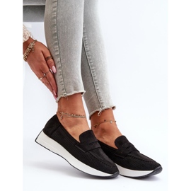 Mokasyny Model Inesqua 22-325 Black - Step in style czarne 1