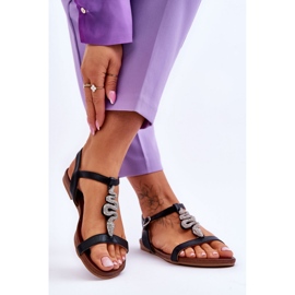 Sandały Model S.Barski KV-5541-42 Black - Step in style czarne 1