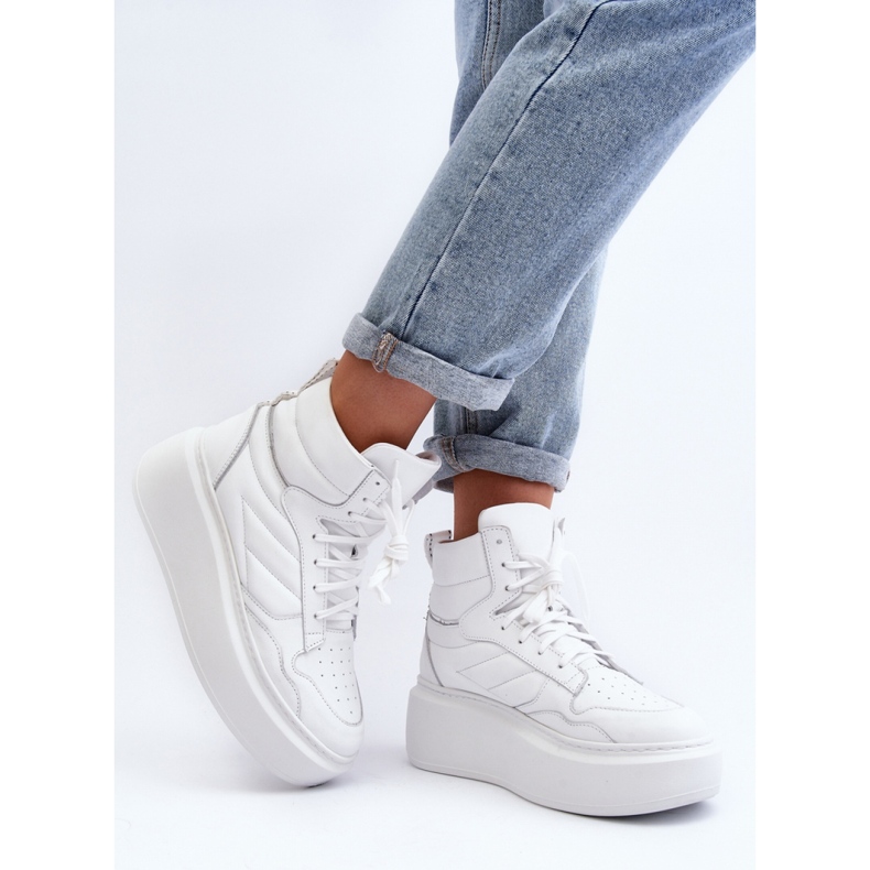 Buty Sportowe Model Zazoo 3392/X White - Step in style białe 2