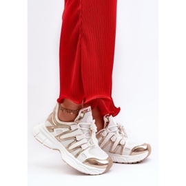 Buty Sportowe Model Ahmani NB633P White/Gold - Step in style białe 1