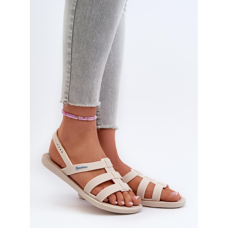 Sandały Model 83516 Ipanema Style Sandal Fem Beige - Step in style beżowy 1