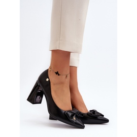 Czółenka Model Ariemessa 62104 Balck - Step in style czarne 1