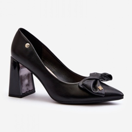 Czółenka Model Ariemessa 62104 Balck - Step in style czarne 2