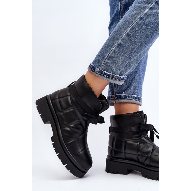 Botki Model Bizzanti NS307 Black - Step in style czarne 2