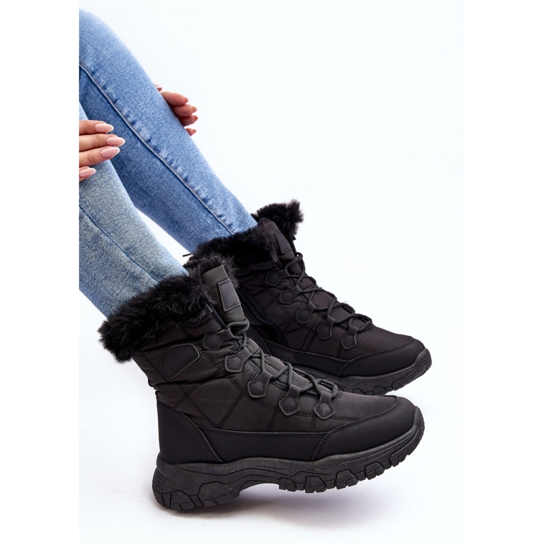 Śniegowce Model Vittora 23SN26-6568 Black - Step in style czarne 2