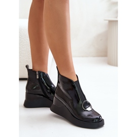 Botki Model Da MR880-136 Black - Step in style czarne 1