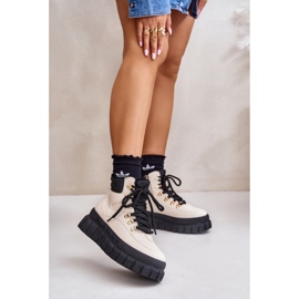 Botki Model Jelenia J74779 Beige - Step in style beżowy 1