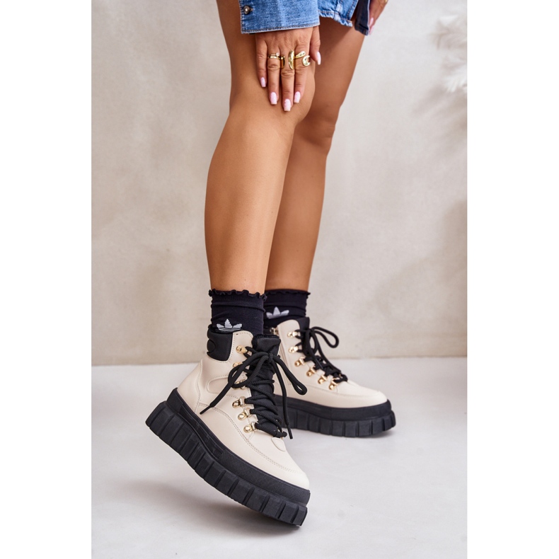 Botki Model Jelenia J74779 Beige - Step in style beżowy 1