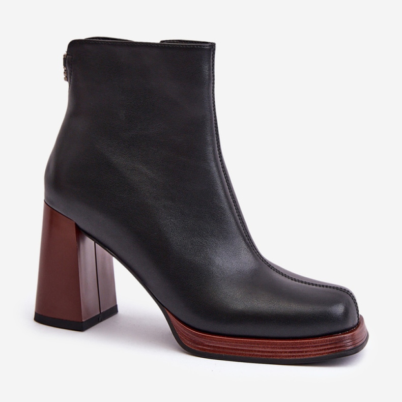 Botki Model Da JC42-37 Black - Step in style czarne 2
